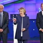Clinton gets Berned at First Democratic Debate